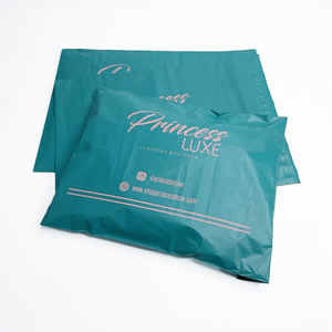 Recyclable Custom Peacock Green Poly Mailing <b>Bags</b> Clothes Business <b>Packaging</b> Shipping Express Courier <b>Bags</b> with Logo Printed - Product Image 2