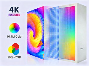 Pantalla LCD Transparente <span class=keywords><strong>de</strong></span> 86 Pulgadas para Interiores, con Gráficos <span class=keywords><strong>Animados</strong></span> en 3D, Texto Interactivo, Pantalla Táctil, Gabinete Holobox con CMS Integrado - Product Image 4