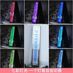 Panneau d'affichage de boîte à lumière RVB minimaliste et à la mode personnalisé avec logo de décoration murale multi-scène boîte publicitaire lumineuse en acrylique - Product Image 2