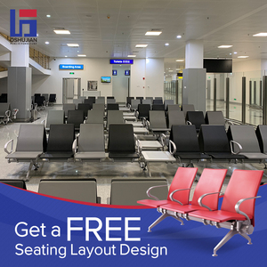 Siège de <span class=keywords><strong>salle</strong></span> <span class=keywords><strong>d</strong></span>'<span class=keywords><strong>attente</strong></span> de terminal <span class=keywords><strong>d</strong></span>'aéroport, siège de faisceau de couleur noire en PU injecté SJ9062 - Product Image 2