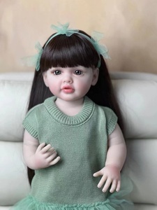 R & B süper ucuz vinil silikon bebek bebek gerçekçi Reborn yenidoğan bebek bebek silikon kalıp Reborn Boneca bebek - Product Image 2