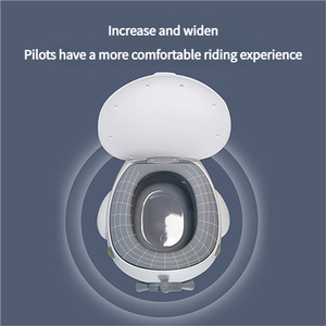Nuevo diseño moderno, inodoro de avión auxiliar para bebés, urinario de plástico para niños, trampa P, inodoro ciclónico montado en el suelo de dos piezas - Product Image 3
