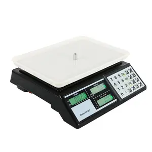 88lb/40kg Commercial Food Scale with Price Calculator, Accurate Counting and Dual LCD Display, Digital Price Computing Scale