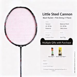 Guangyu Lightning Strike, raquette de <span class=keywords><strong>badminton</strong></span> légère en aluminium et fibre de carbone, haute qualité, durable, 5U, pour adultes, tissu - Product Image 5