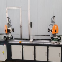 Scie de découpe automatique CNC pour PVC avec composants PLC, coupe à tout angle, tête simple, Chine