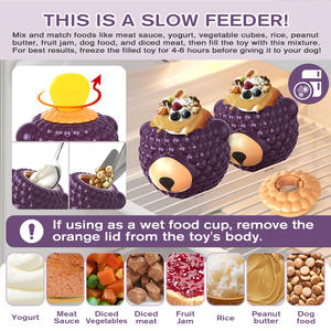 El producto más vendido de la empresa mayorista fabricante de suministros para mascotas The Licking Dog Masting Slow Food Cup & The Leaky Dog Toy - Product Image 4