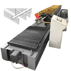 0.6 mm-1.0 mm Aluminum Metal Louver Ceilings Blade Vertical Staves Roll Forming Machine