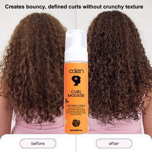Espuma para Peinar de Marca Propia, Fijación Fuerte para Cabello Rizado y Encrespado, para Extensiones de Cabello, Espuma Voluminizadora Profesional - Product Image 2