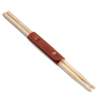 Manchon de couverture de pilon Portable 5A avec boutons en cuir PU étui de pilon sac support de bâton de tambour pour cadeau de batteur