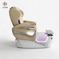2025 luxe européen tactile manucure main Massage pédicure Spa chaise Massage pied Spa pédicure chaise pour salon de manucure avec repose-pieds