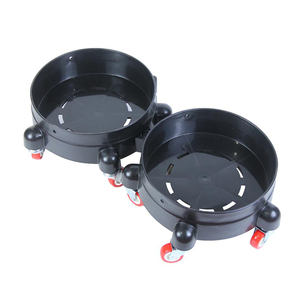 グリットガード＆ドーリー付き洗車ディテイリングバケツ - 便利な洗車のための2層式洗浄プラスチックバケツ - Product Image 3