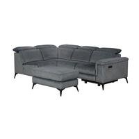 Großhandel Modernes Elektrisches Sektional-Relaxsofa-Set Stoff-Ecksofa mit Bluetooth-Lautsprecher Massage Klappbarer Tisch