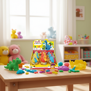 Coccinella Plastilina Colorata Da Modellare 3+ Anni Dinosauri Animali Modello Gioco Creativo - Product Image 3