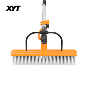 Perche télescopique en fibre de carbone de 12 m adaptée au nettoyage des fenêtres, avec brosse, adaptateur d'angle et tuyau - Product Image 1