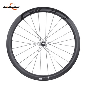 GIOO 700c Carbon Road Bike Wheelset 50mm 26 Depth Tubeless Rim with 8/9/10/11Speed Disc Brake System Matte Finish - Product Image 3