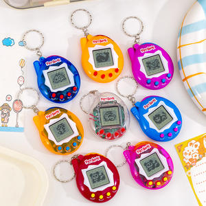 Jeu électronique portable rétro classique en forme d'œuf, porte-clés, jouets électroniques, logo personnalisé pour cadeaux d'enfants, articles promotionnels - Product Image 1