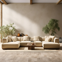 Modernes Stoffsofa-Set „New Arrival“ in U-Form für Wohnzimmer
