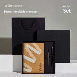 Cuaderno de Lujo A5 de Acero Inoxidable, con Páginas Rayadas y Cuadrícula, Impresión UV, Logotipo Personalizado, 200 Páginas, Juego de Regalo con Color Personalizado - Product Image 2