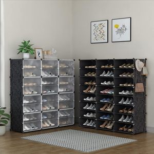 Ropero de Plástico para Bebé Organizador de Zapatos Caja de Almacenamiento Zapatero Organizador de Almacenamiento - Product Image 2