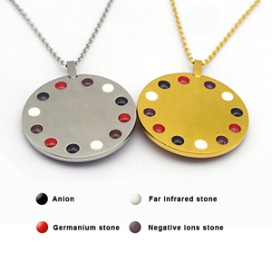 Liontin Energi 4 in 1 Teknologi Jepang Ion Negatif Baja Anti Karat Kustom, Liontin Kuantum Ilmiah - Product Image 6