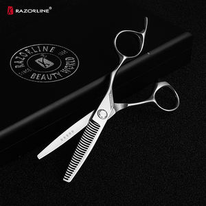 CNC profesional japonés 6 pulgadas salón de corte de pelo Baber tijeras <span class=keywords><strong>Set</strong></span> - Product Image 4