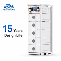 Système de stockage solaire haute tension 51,2 V 280 Ah LiFePO4 en gros, système de batterie modulaire 215 kWh BESS hybride pour réseau domestique empilable