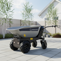 Rhinoceros Chinesischer Mini-Dumper 450kg Ladekapazität 4-Rad Batteriebetriebener Farm-Minidumper Elektrische Motorschubkarre