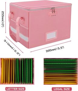 Caja Organizadora de Archivos para Oficina y Hogar, Resistente al Fuego y al Agua, para Documentos Legales A4, con Plegado - Product Image 5