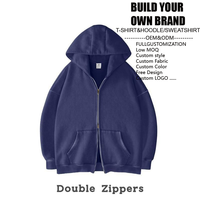 Menerima pesanan OEM dan ODM, Hoodie Pria Oversize Berkualitas Tinggi, Bahan Tebal, Grosir, Custom, 2026