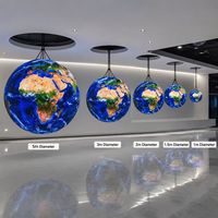 Pantalla LED Esférica Personalizada, Impermeable, para Interiores/Exteriores, GOB HDR10 4K 600CD, Señalización Digital, Decoración Comercial