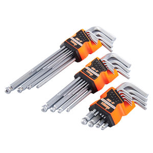 Jeu de clés Allen hexagonales en acier inoxydable Disen Torx Star 2/3/6 mm à tête carrée, 9 pièces, double extrémité, métrique, DIY, OEM - Product Image 1