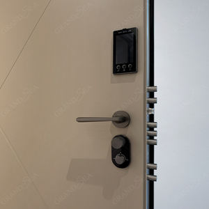 スチールドア住宅マレーシアスタイル高級デザイン低価格シングル外装セキュリティ - Product Image 3