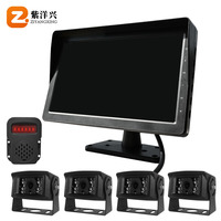 ZYX OEM 10 pouces voiture vidéo multimédia lecteur Portable écran tactile camion miroir avec caméra moniteur