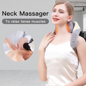 Wireless Neck and Shoulder <strong>Massager</strong> Kneading Shiatsu Neck and <strong>Back</strong> <strong>Massager</strong> with Soothing Heat for Pain Relief Deep Tissue - Product Image 3