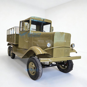 Popular Sale Electric Green Classic Pickup Truck Car Vintage Retro Sightseeing Car Vehicle Truck - Product Image 1