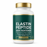 OEM ODM Marque Privée Gélules Peptides Élastine Marine Fermeté Collagène Anti Rides Anti Age Complément Beauté