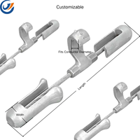 Amortisseur de vibrations éolien Stockbridge, marteau anti-vibrations, acier au carbone galvanisé à chaud, robuste, pour conducteur ACSR