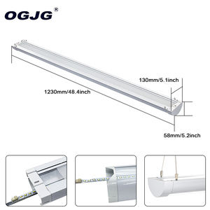 Lámpara Colgante LED Lineal con Carcasa de Aluminio, Tubo LED Colgante para Salas de Reuniones, Lámpara de Araña Moderna y Lámpara Colgante - Product Image 5