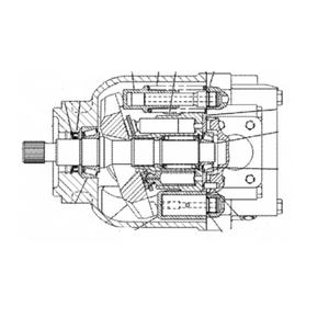 Pompe à piston hydraulique 6E-6012 0R-8382 compatible avec 535C 525C 535B |   Outils de réparation d'excavatrice |   Haute qualité |   Durable | - Product Image 1