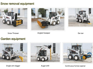 Bon prix chargeuse frontale v1000 skid steer et machine de déneigement - Product Image 5
