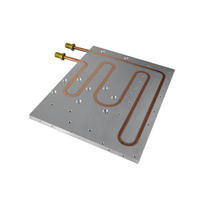 Plaque de refroidissement à eau en cuivre, plaque froide liquide en aluminium Avalon 1066, pièces de chauffage fournies