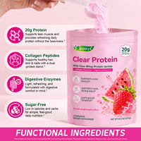 Itawel Nutrition Sportive pour Adultes Compléments de Gym Pré-Entraînement Sans Sucre Isolat de Protéine de Lactosérum Transparent en Poudre pour la Construction Musculaire