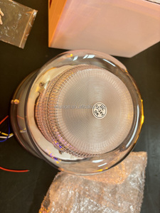 <span class=keywords><strong>Blanc</strong></span> ambre bicolore Lampe d'avertissement claire Le dôme extérieur lisse permet de protéger la lentille intérieure Base en aluminium de balise d'avertissement robuste - Product Image 4