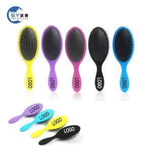 فرشاة شعر مخصصة للنساء لفك تشابك الشعر الرطب والجاف لجميع أنواع الشعر، فرشاة شعر للعناية بالصالونات بشعيرات فائقة النعومة - Product Image 1