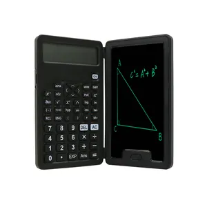 Kalkulator dan tablet tulis multifungsi, untuk siswa kantor bisnis kalkulator dengan notebook