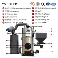 YG CLHG professionnel basse pression feu vertical biomasse industrielle granulés paille de bois chaudière à eau chaude pour le chauffage des serres