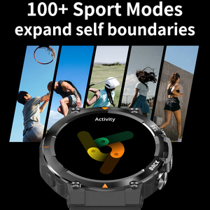 Senbono 2024 Max18 Người Đàn Ông Smartwatch amoled1.43 Inch 466*466 HD Màn Hình Lớn BT Cuộc Gọi Điều Khiển Cử Chỉ AI Thể Thao Bằng Giọng Nói Thông Minh Đồng Hồ Người Đàn Ông - Product Image 4