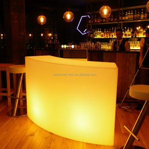 Bancone <span class=keywords><strong>Bar</strong></span> Portatile per Casa e Hotel con Illuminazione LED a 16 Colori, Ricaricabile, in Plastica, Moderno, per Esterni, Ideale per Feste - Product Image 6