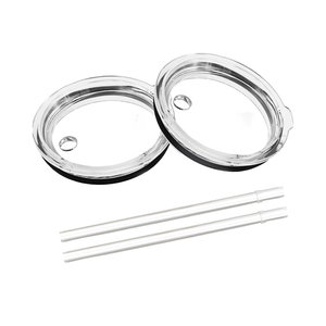 Pour <span class=keywords><strong>Yeti</strong></span> Rambler 30 oz gobelet couvercle de remplacement 14 oz tasse 35 oz tasse de paille sans BPA jetable Ozark Trail ancien Style RTIC gobelet - Product Image 1