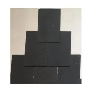 Carreaux de toit en ardoise noire, rectangulaires, japonais, en ardoise noire